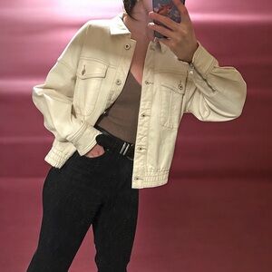 Tribal - Oversized Jacket with Elastic Waist